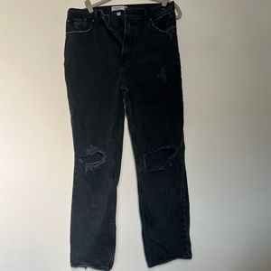 Abercrombie 90s Straight High Rise Curve Love